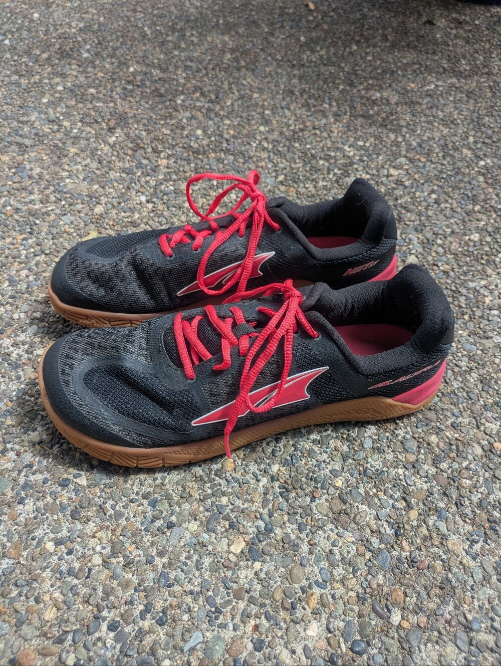 Black and Red Women's Athletic Sneakers